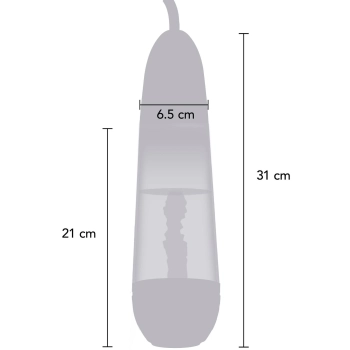 Pompka do penisa Fusion X z powiększającym rękawem 30,5 cm