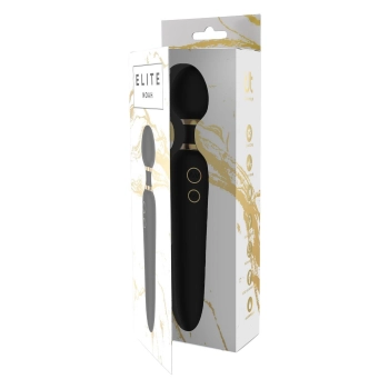 Wibrator wand dualny Elite Dream Toys silikonowy USB 23 cm