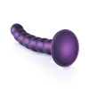 Beaded Silicone G-Spot Dildo - 6,5 / 16,5 cm