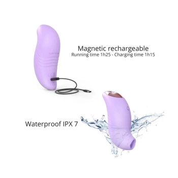 Stymulator łechtaczki Love to Love Believer mauve trzepoczący