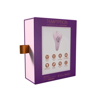 Wibrator Temptation Adrien Lastic sterowany aplikacją silikonowy USB