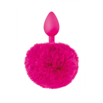 POMPOM FUCHSIA ANAL PLUG