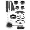 Zestaw bondage Fetish Tentation 10 części wegańska skóra