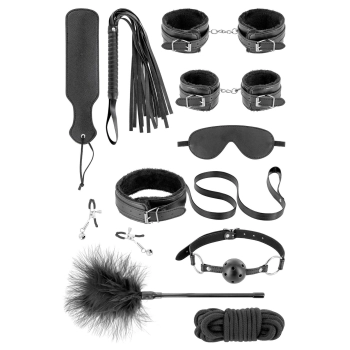 Zestaw bondage Fetish Tentation 10 części wegańska skóra