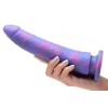 Magic Stick Silicone Dildo With Glitter - 24 cm