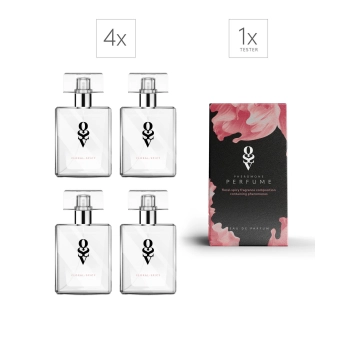 Zestaw Tester + 4 Perfumy Floral-spicy 30 ml