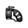 Pas cnoty ManCage Model 18 silikonowy Ballsplitter czarny 9 cm