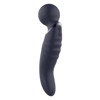 Wibrator Glam Dual Wand Dream Toys silikonowy USB 21,5 cm