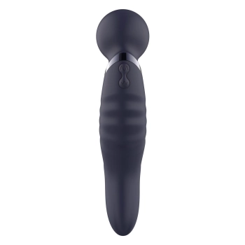 Wibrator Glam Dual Wand Dream Toys silikonowy USB 21,5 cm