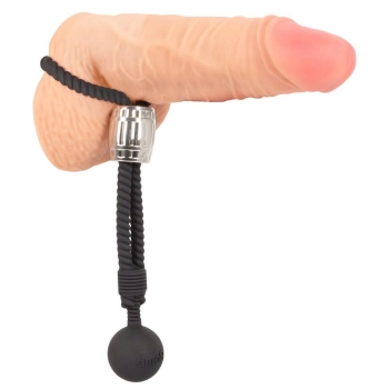 Pierścień erekcyjny Rebel Heavy Rope z kulą