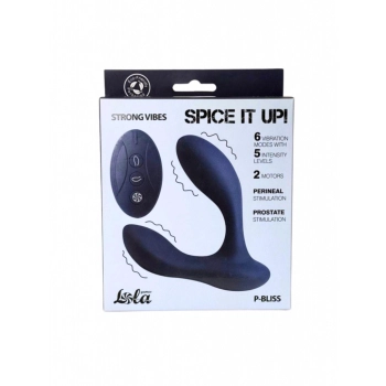 Masażer prostaty z dwoma silnikami Spice It Up P Bliss pilot USB