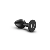 Korek analny metalowy Onix S Dorcel czarny termoreaktywny