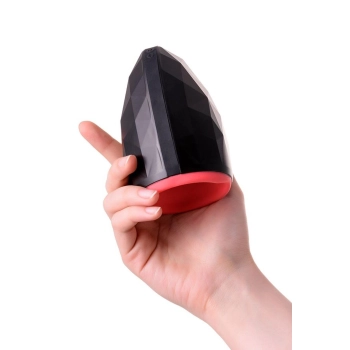 Masturbator Erotist Magma podgrzewany silikonowy czarny doładowywany 12 cm