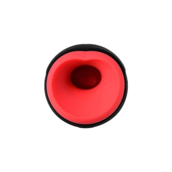 Masturbator silikonowy Erotist Eruption czarny 18,5 cm