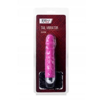 Wibrator realistyczny silikonowy xBlack Red różowy 16 cm