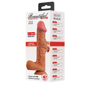 Dildo realistyczne zakrzywione Baile Bergrisi 26 cm
