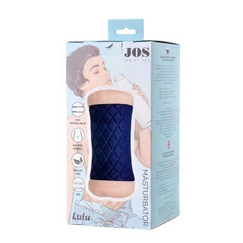 Masturbator dwustronny JOS LULU mięsisty TPR 14.5 cm