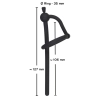 Penis plug silikonowy Penisplug z zatyczką 12,7 cm