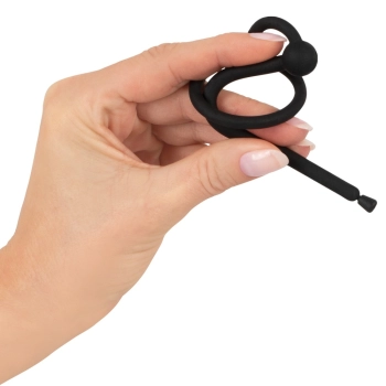 Penis plug silikonowy Penisplug z zatyczką 12,7 cm