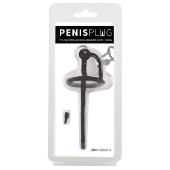 Penis plug silikonowy Penisplug z zatyczką 12,7 cm