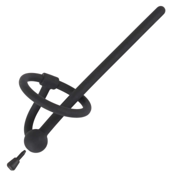 Penis plug silikonowy Penisplug z zatyczką 12,7 cm