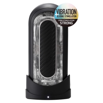 Masturbator Tenga Zero Flip Gravity z wibracją 18 cm