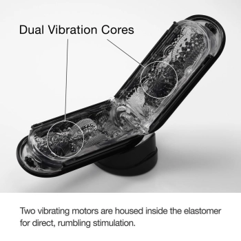 Masturbator Tenga Zero Flip Gravity z wibracją 18 cm