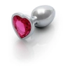 Korek analny Heart Gem Ouch mały 6 cm