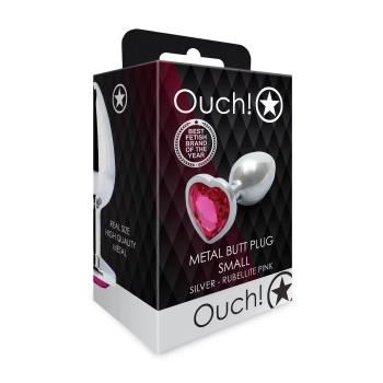 Korek analny Heart Gem Ouch mały 6 cm
