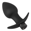 Zestaw plugów analnych wibrujących Black Velvets silikonowy USB 3 sztuki