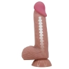 Dildo realistyczne Baile Sliding Skin giętkie z przyssawką 21 cm