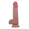 Dildo realistyczne Baile Sliding Skin giętkie z przyssawką 21 cm
