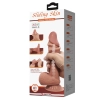 Dildo realistyczne Baile Sliding Skin 21 cm przyssawkowe giętkie TPR