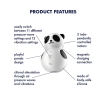 Stymulator łechtaczki Satisfyer Pocket Panda falami ciśnienia