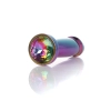 Stalowy korek analny penis z diamentem HeavyFun 10 cm