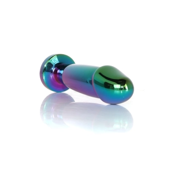 Stalowy korek analny penis z diamentem HeavyFun 10 cm