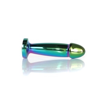 Stalowy korek analny penis z diamentem HeavyFun 10 cm