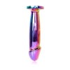 Stalowy korek analny penis z diamentem HeavyFun 12 cm