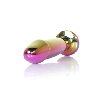 Stalowy korek analny penis z diamentem HeavyFun 12 cm