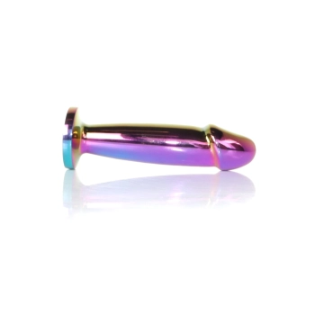Stalowy korek analny penis z diamentem HeavyFun 12 cm