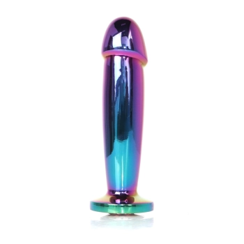 Stalowy korek analny penis z diamentem HeavyFun 12 cm