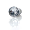 Plug-Jewellery Silver PLUG- Clear S