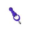 Korek analny wibrujący Curvy ToDo silikonowy fioletowy 14 cm