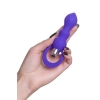 Korek analny wibrujący Curvy ToDo silikonowy fioletowy 14 cm