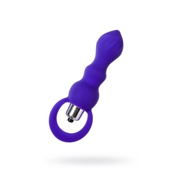 Korek analny wibrujący Curvy ToDo silikonowy fioletowy 14 cm