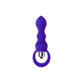 Korek analny wibrujący Curvy ToDo silikonowy fioletowy 14 cm