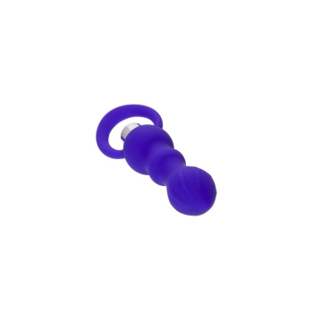 Korek analny wibrujący Curvy ToDo silikonowy fioletowy 14 cm