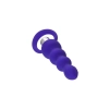 Korek analny silikonowy Twisty fioletowy 14 cm
