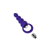 Korek analny silikonowy Twisty fioletowy 14 cm