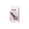 Korek analny silikonowy Twisty fioletowy 14 cm